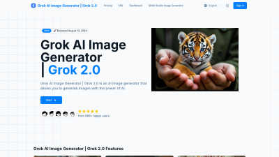 Grok AI Image Generator - AI tool for Generative Art
