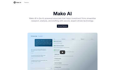 Mako AI - AI tool for Analytics & Data