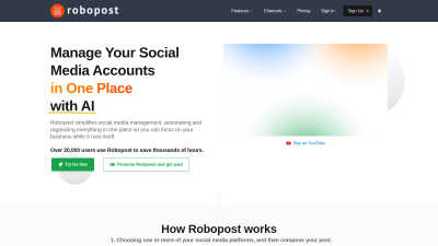 Robopost - AI tool for AI Assistants