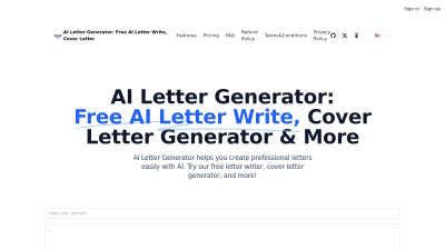 AI Letter Generator - AI tool for AI Assistants