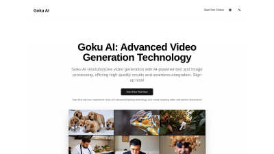 Goku AI - AI tool for Content Creation