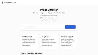 Image Extractor - AI tool for Blogging & Publishing
