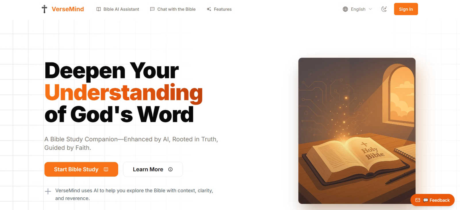 versemind application interface and features