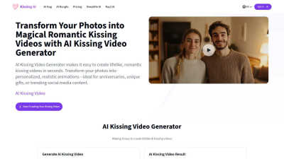 Kissing AI - AI tool for Design Tools