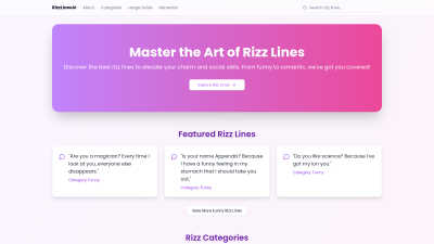 RizzLinesAI - AI tool for Dating