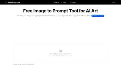 Free Online Image to Prompt - AI tool for Design Tools