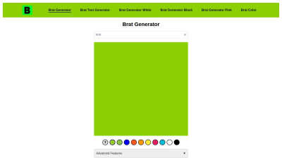 Brat Generator - AI tool for Design Tools