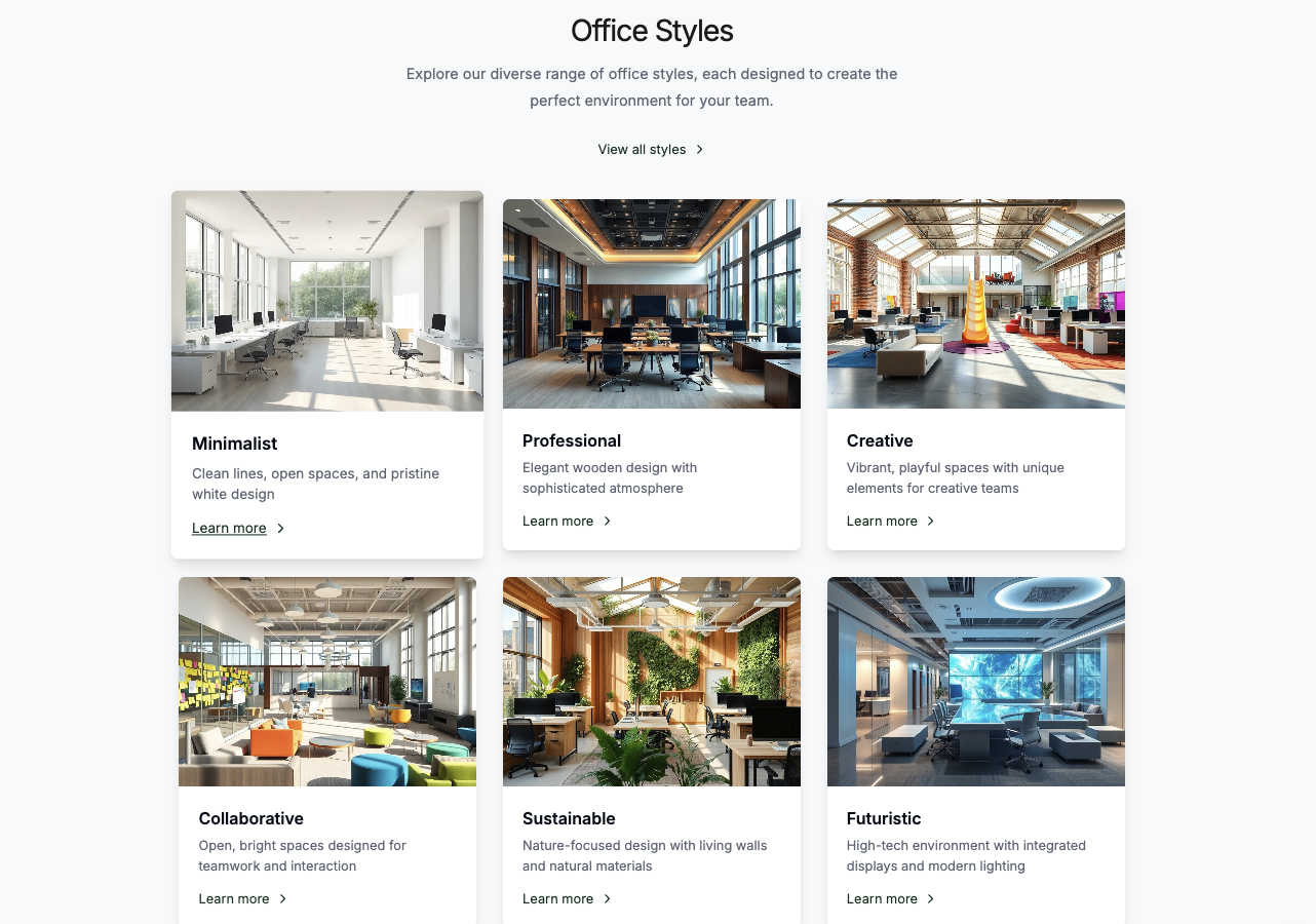 Dream Office application interface and features