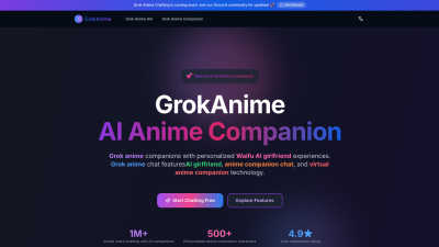 Grok Anime - AI tool for AI Assistants