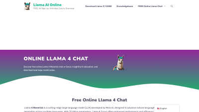 Llama AI Online - AI tool for Chatbots