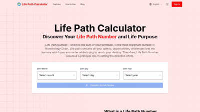 Life Path Calculator - AI tool for Education & Learning