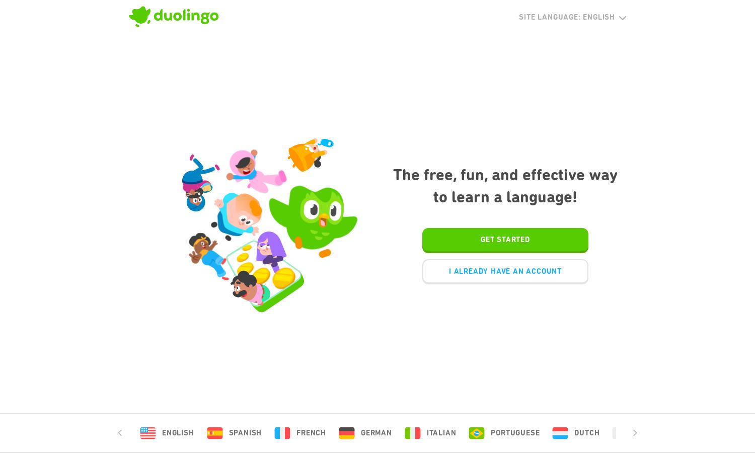 Duolingo Website