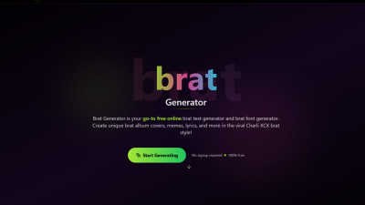  Brat Generator - AI tool for Other