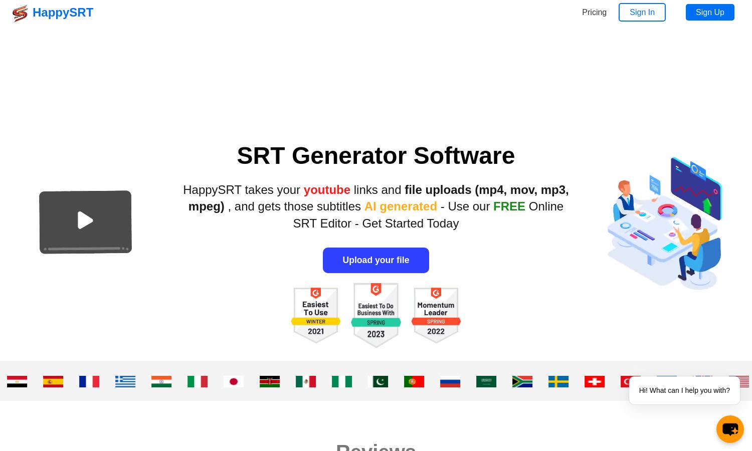 HappySRT Website