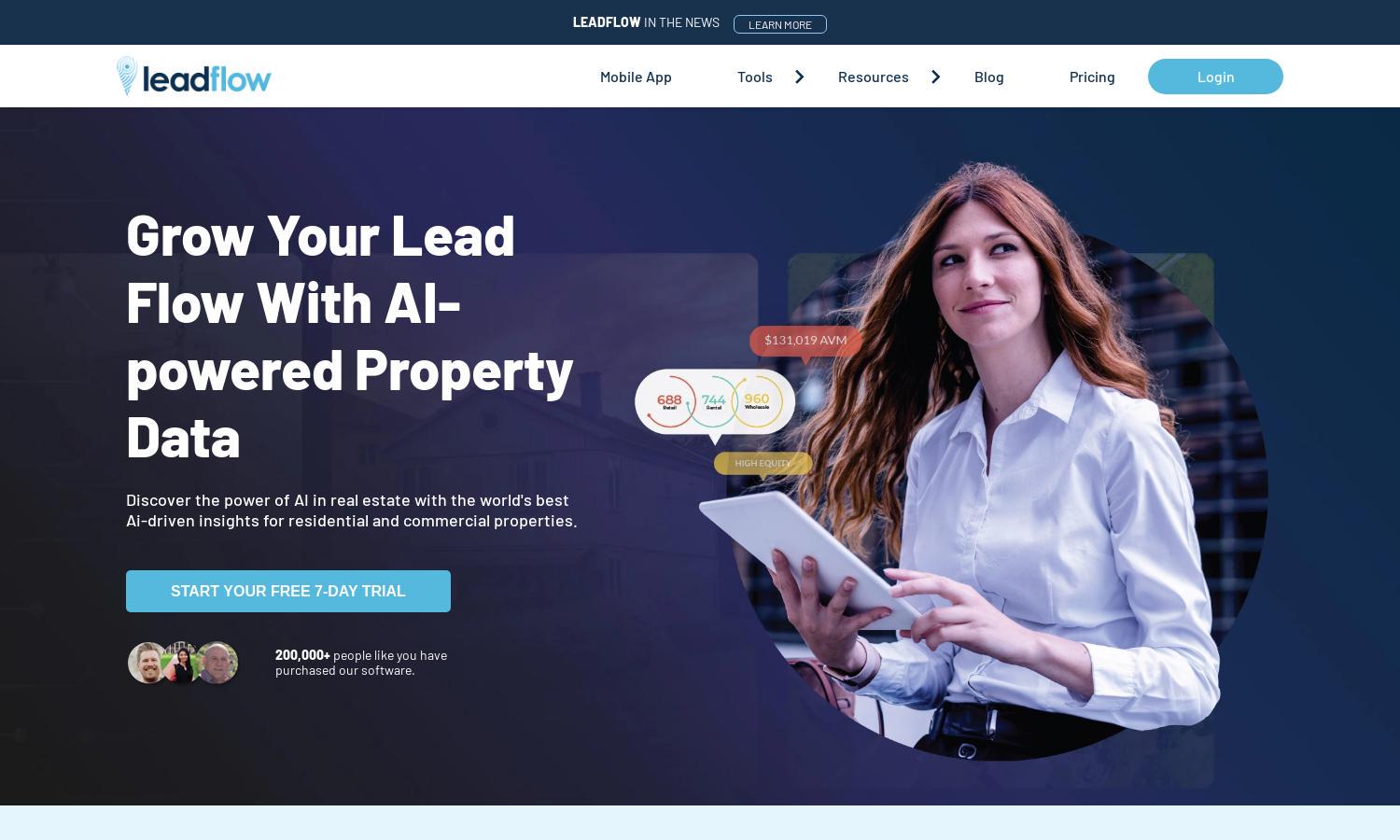 Leadflow Website