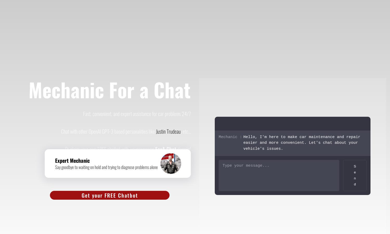 Mechanic For A Chat Website