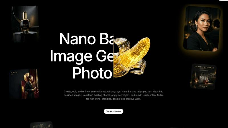 Nano Banana AI application interface and features