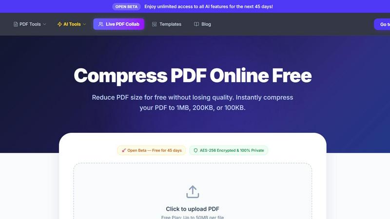 PDF Pro AI application interface and features