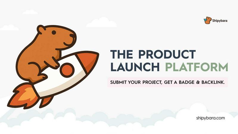 Shipybara application interface and features