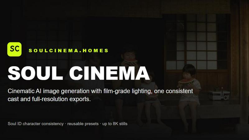 soulcinema application interface and features