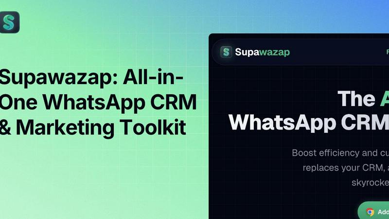 Supawazap application interface and features