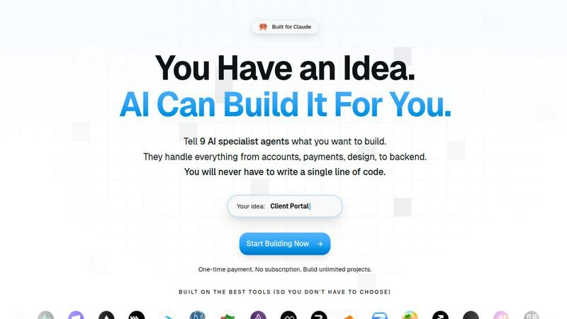 Build This Now application interface and features